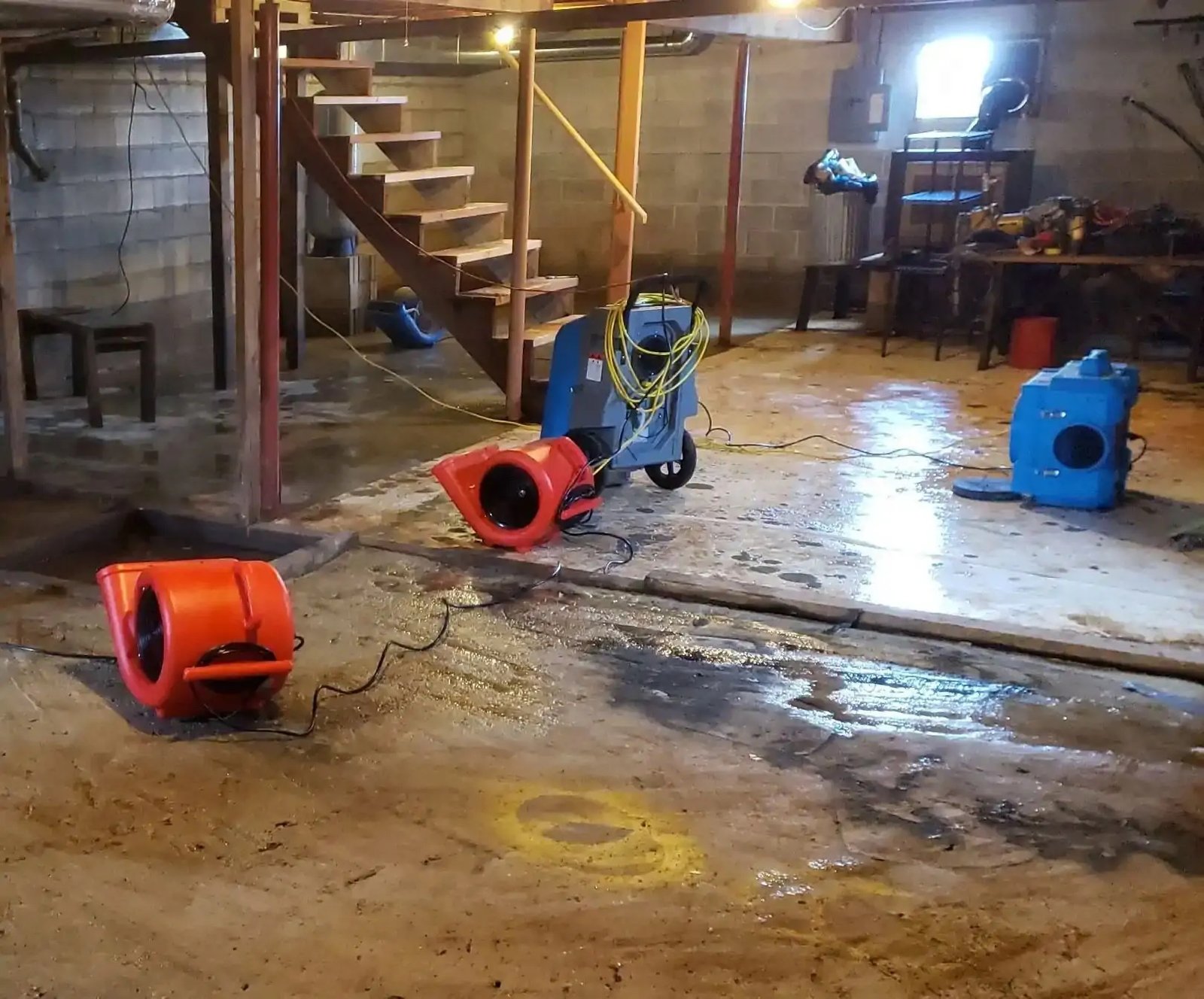 flooded basement contractor